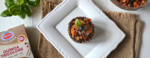 Quinoa con caponatina di verdure