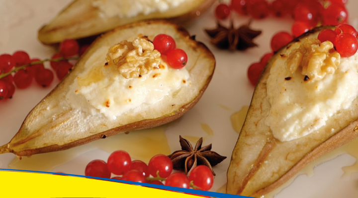 Pere ripiene al forno