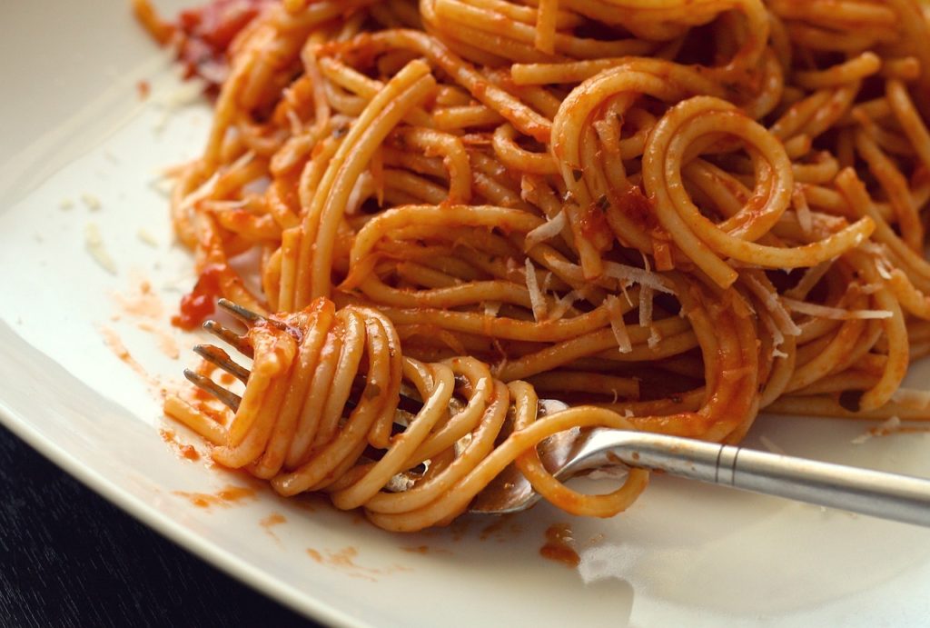 piatto di spaghetti