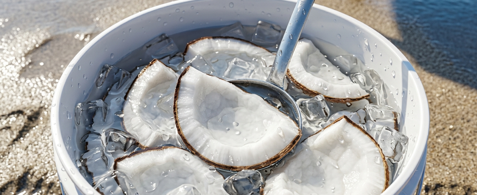 cocco fresco tagliato